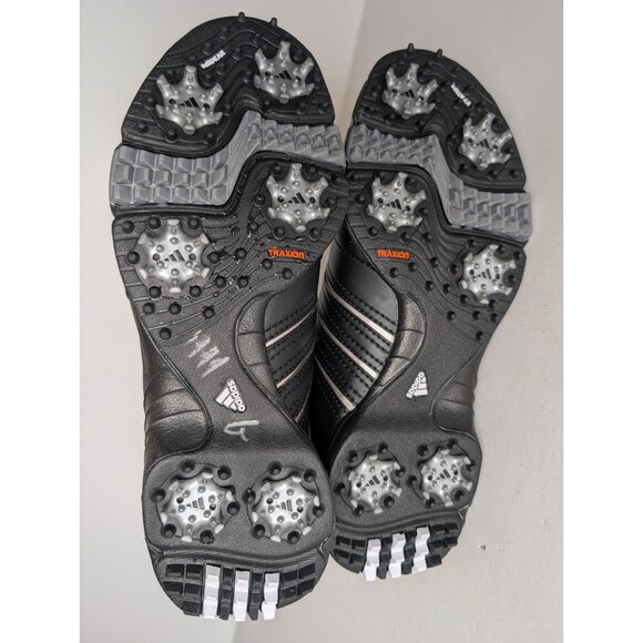 Adidas Golflite Ride Shoes Golf Cleats Womens Size 6.5 D Black Traxion Sole - Picture 10 of 12